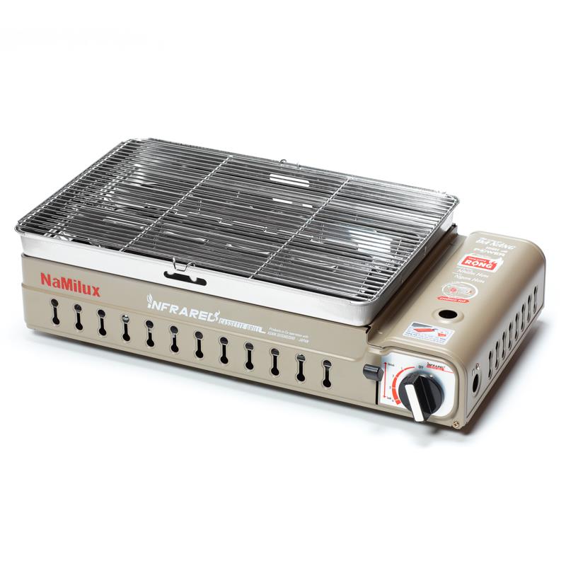 Гриль газовый портативный NaMilux  (с переходником)