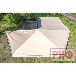 Маркиза автомобильная РИФ комбинированная (прямоугольная с веерной частью) 2