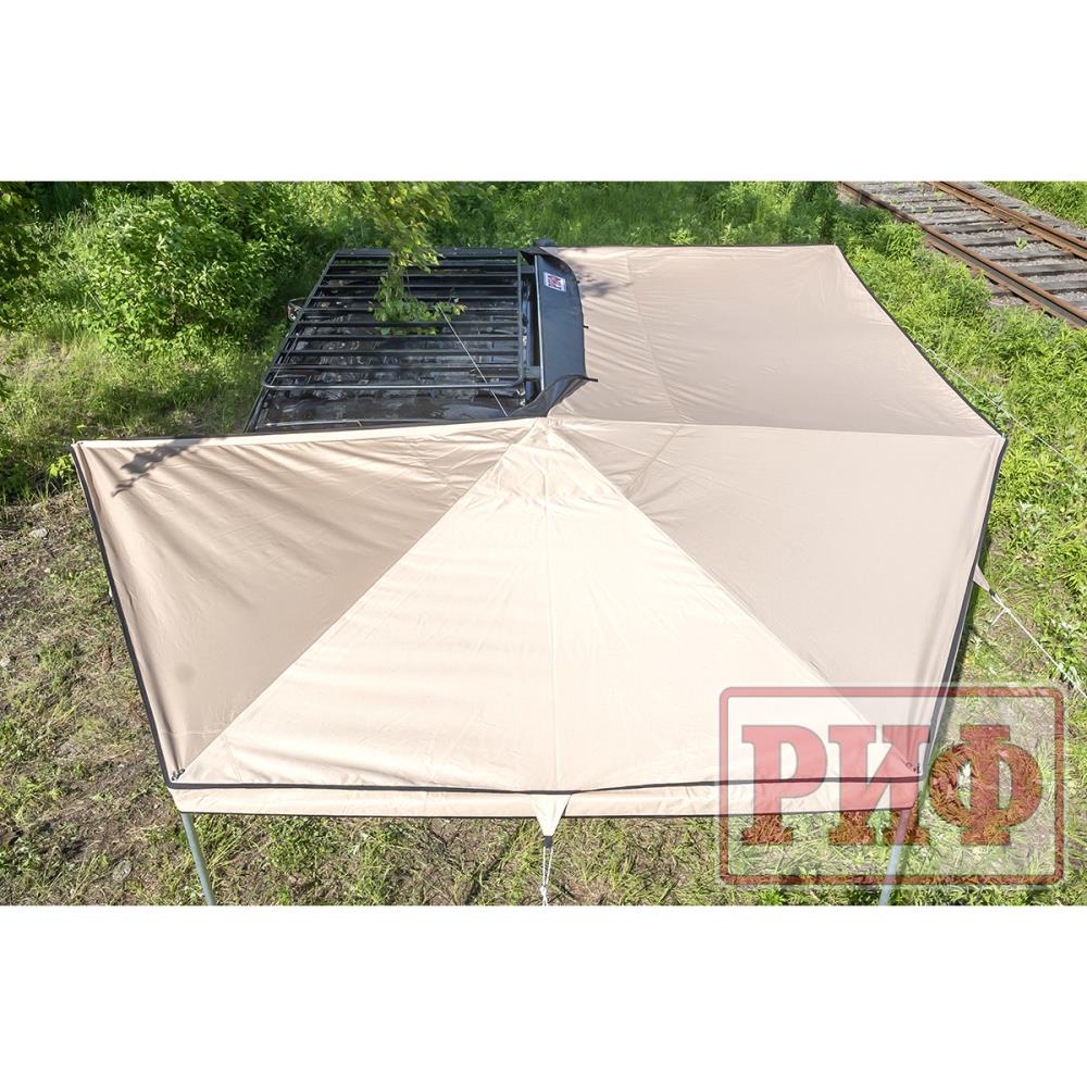 Маркиза автомобильная РИФ комбинированная (прямоугольная с веерной частью) 2