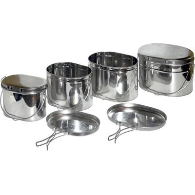 Набор низких котелков - 4шт. (2