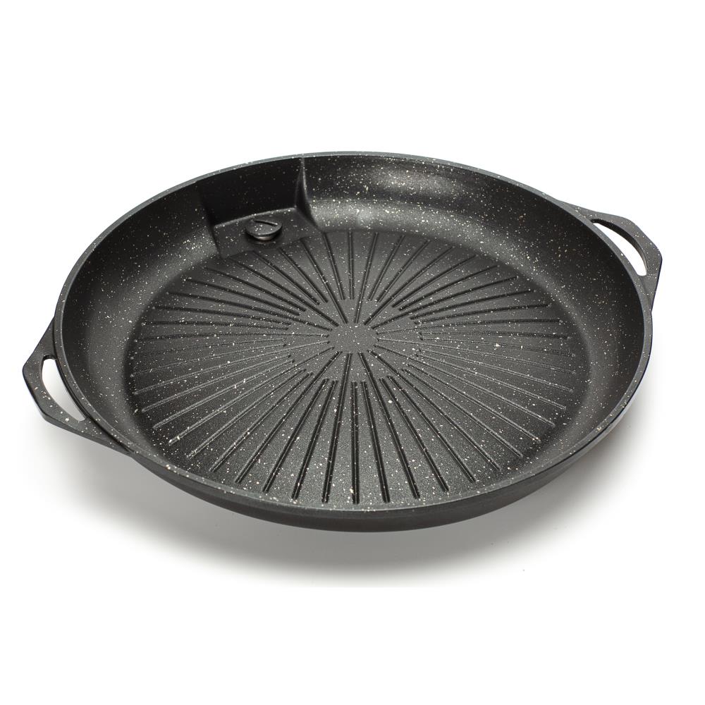 Сковорода-гриль NaMilux с антипригарным покрытием круглая