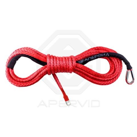 Трос синтетический "APERVID" с коушем 6мм х 12м